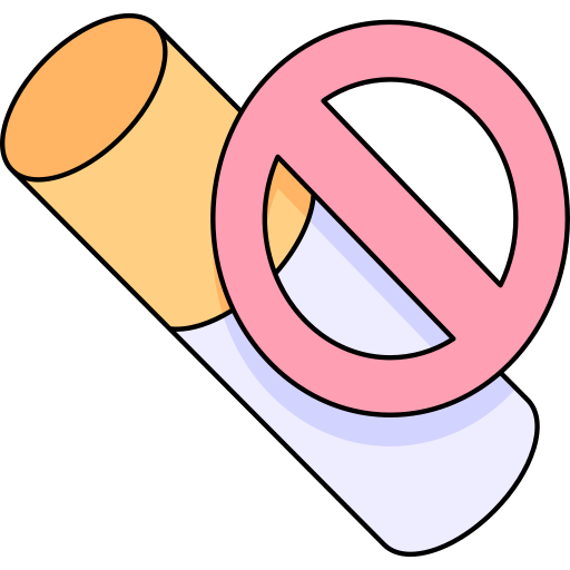 금연 Generic Thin Outline Color icon