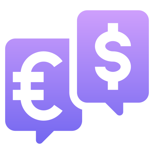 Обмен валюты Generic Flat Gradient иконка
