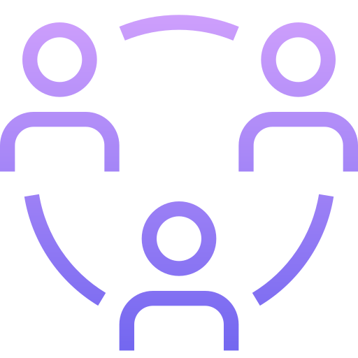 Collaboration Generic Gradient icon