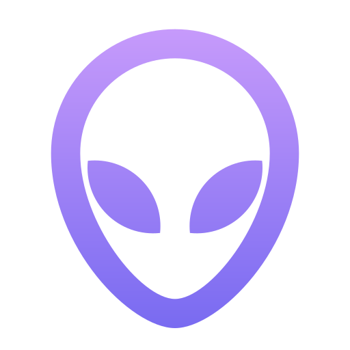 buitenaardse wezens Generic Gradient icoon