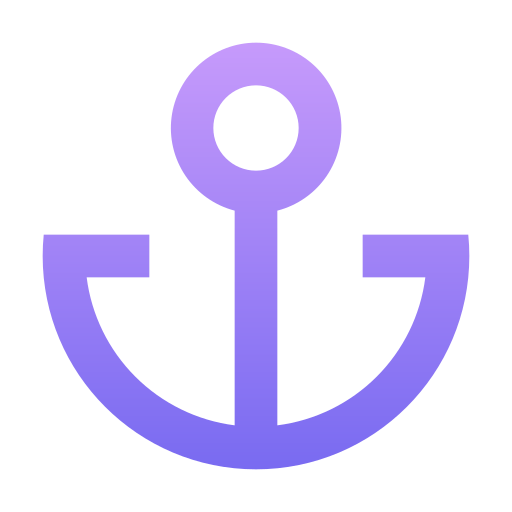 Anchor Generic Gradient icon