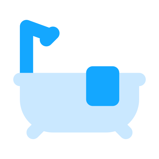 badkuip Generic Flat icoon