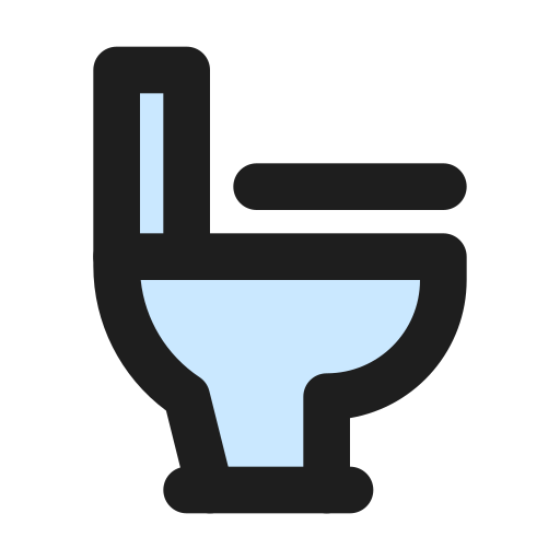 toilet Generic Outline Color icoon