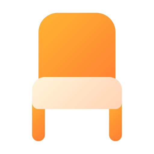 cadeira Generic Flat Gradient Ícone