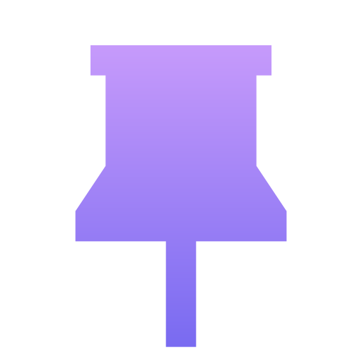 プッシュピン Generic Flat Gradient icon