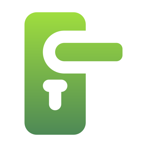 türschnalle Generic Flat Gradient icon