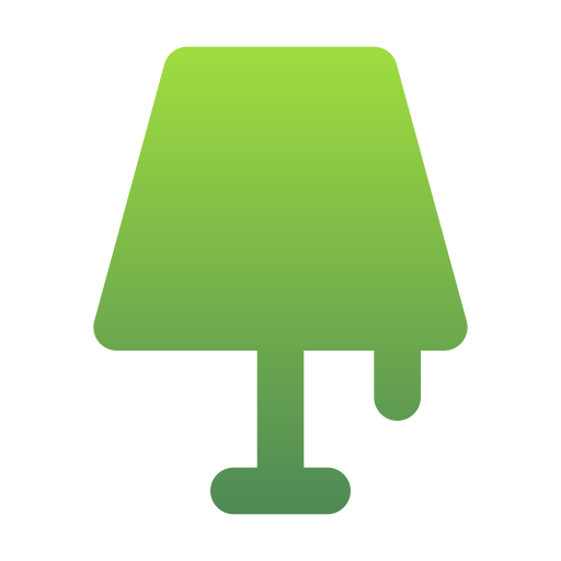 lamp Generic Flat Gradient icoon
