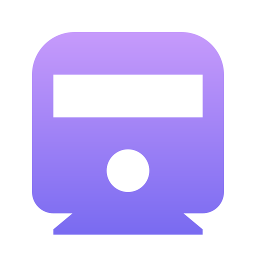 tren Generic Flat Gradient icono