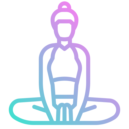 postura de yoga Generic Gradient icono
