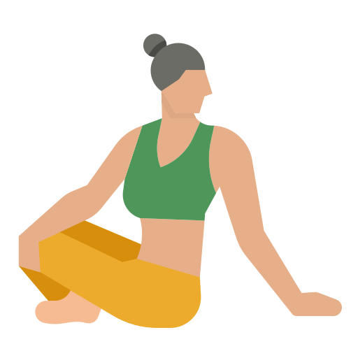 posa yoga Generic Flat icona