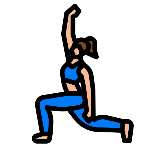 posa yoga Generic Outline Color icona