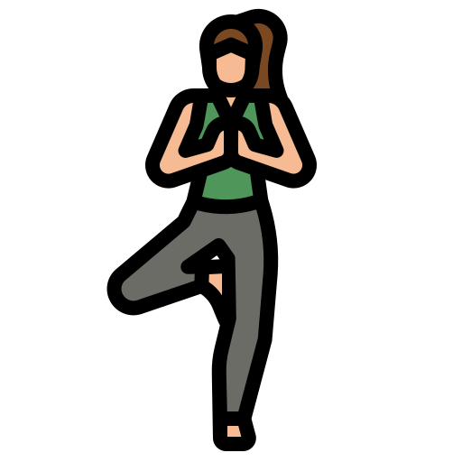 yoga Generic Outline Color icono