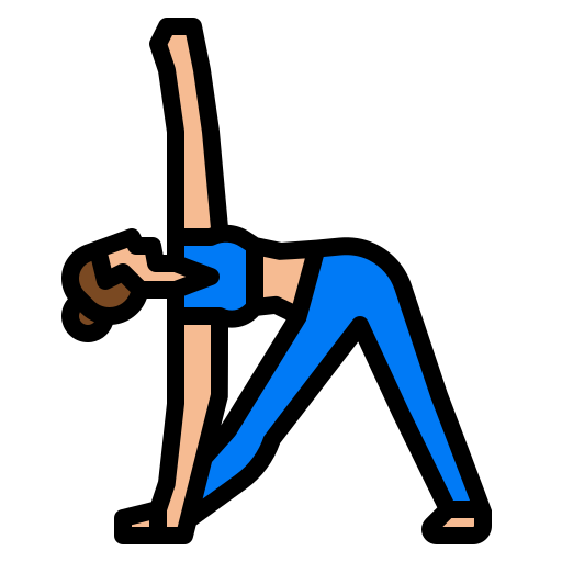 Yoga pose Generic Outline Color icon