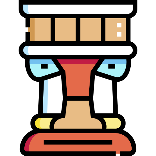 Tiki Detailed Straight Lineal color icon