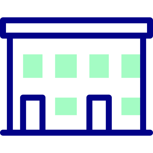 departamento Detailed Mixed Lineal color icono