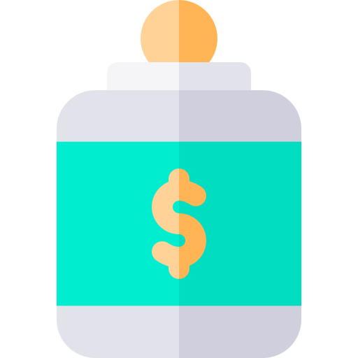 Savings Basic Rounded Flat icon