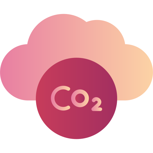 CO2 cloud Generic Flat Gradient icon