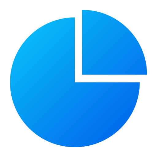 Chart pie Generic Flat Gradient icon