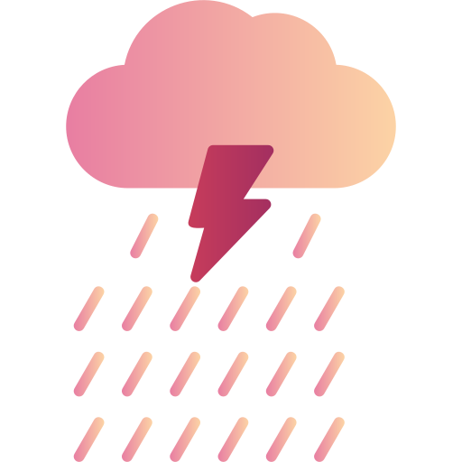 deszcz Generic Flat Gradient ikona