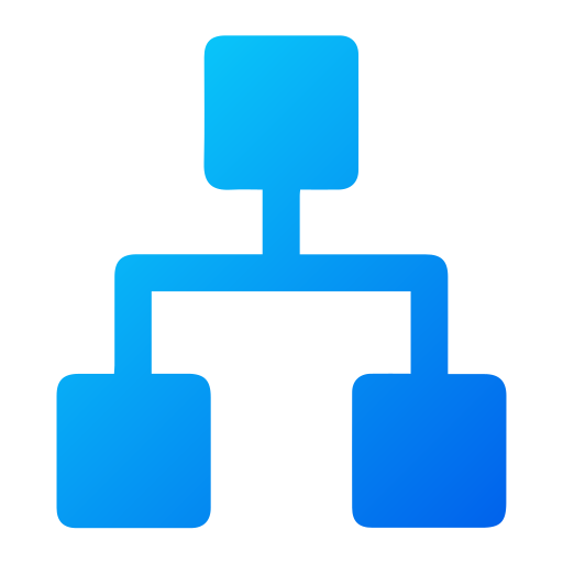 Network Generic Flat Gradient icon