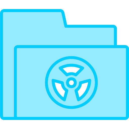 radioactief Generic Blue icoon