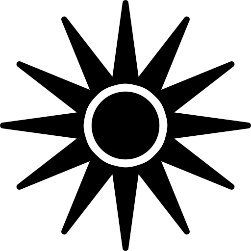 radiação óptica Generic Glyph Ícone