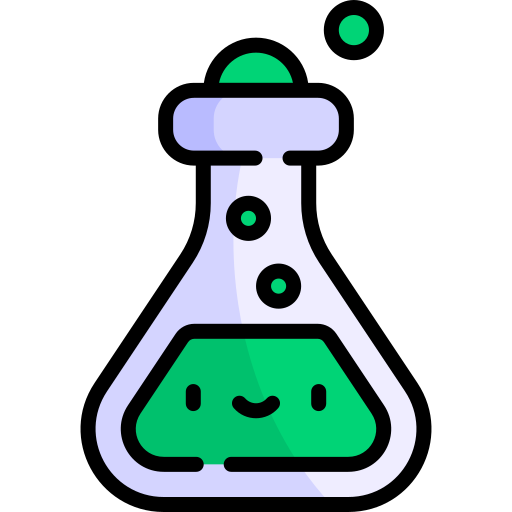 Flask Kawaii Lineal color icon