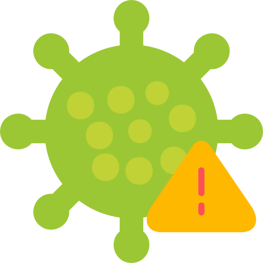 ウイルスの警告 Generic Flat icon