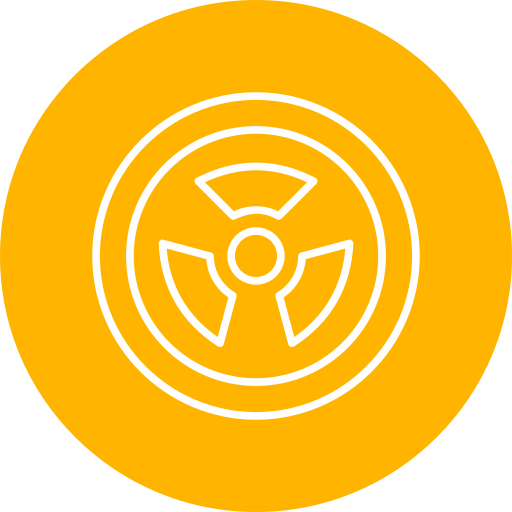 Radiation Generic Flat icon