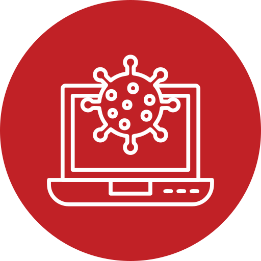 Virus attack Generic Flat icon