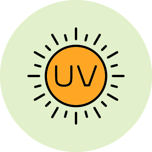 ultravioleta Generic Outline Color icono