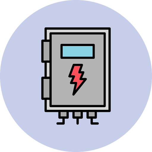High voltage Generic Outline Color icon