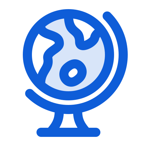 wereldbol Generic Blue icoon
