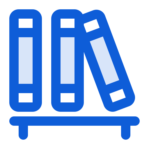 bücherregal Generic Blue icon