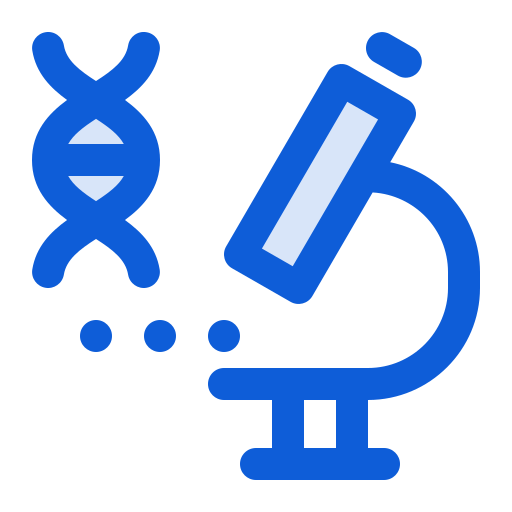 microscoop Generic Blue icoon