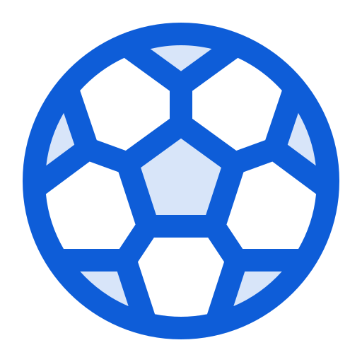 voetbal Generic Blue icoon