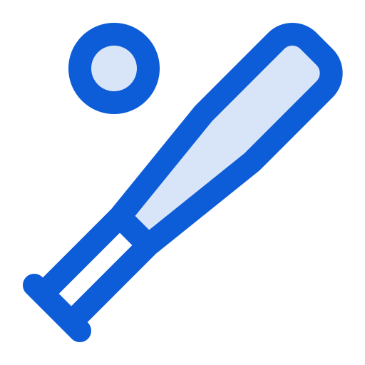 béisbol Generic Blue icono