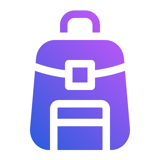 mochila Generic Flat Gradient icono