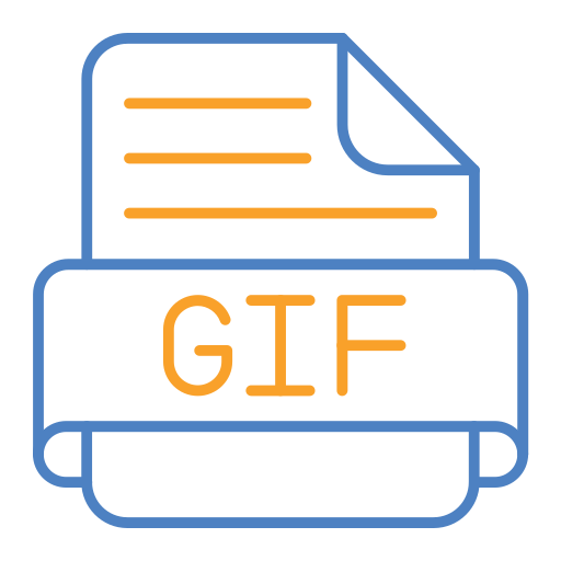 gif Generic Outline Color icono