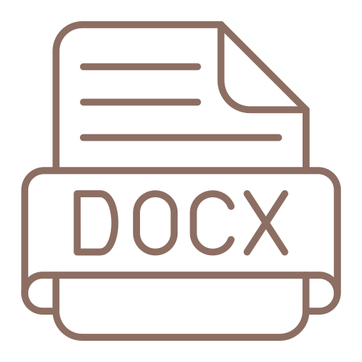Docx Generic Simple Colors icon