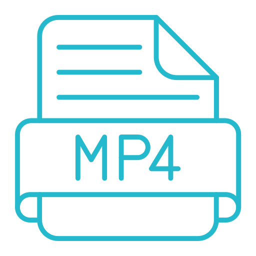 mp4 Generic Simple Colors icon