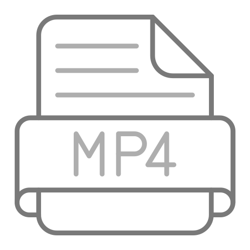 mp4 Generic Grey icon