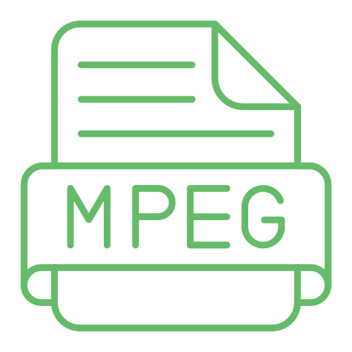 mpeg Generic Simple Colors icon