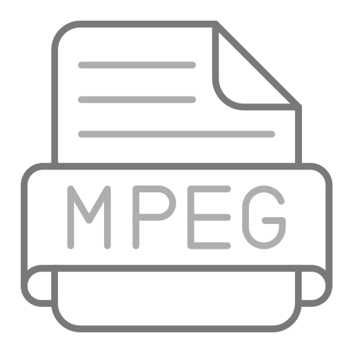 mpeg Generic Grey icon