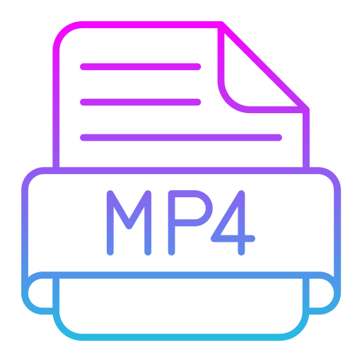 mp4 Generic Gradient icon