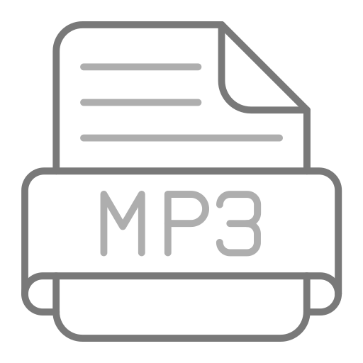 mp3 Generic Grey icono