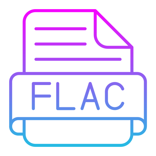 flac Generic Gradient icon