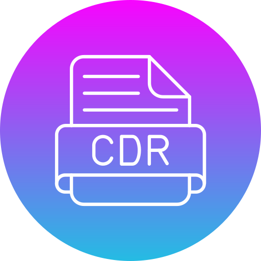 cdr Generic Flat Gradient icono