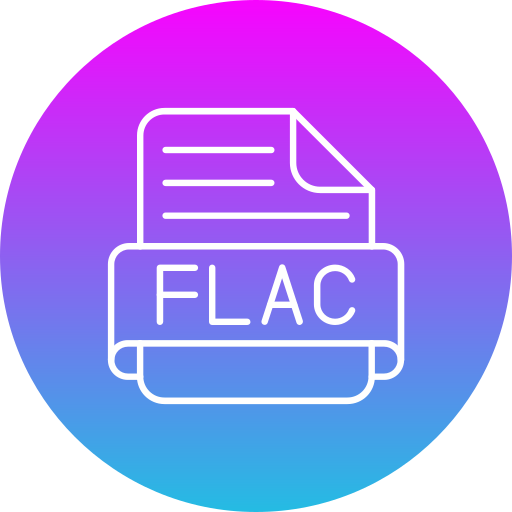 flac Generic Flat Gradient Ícone