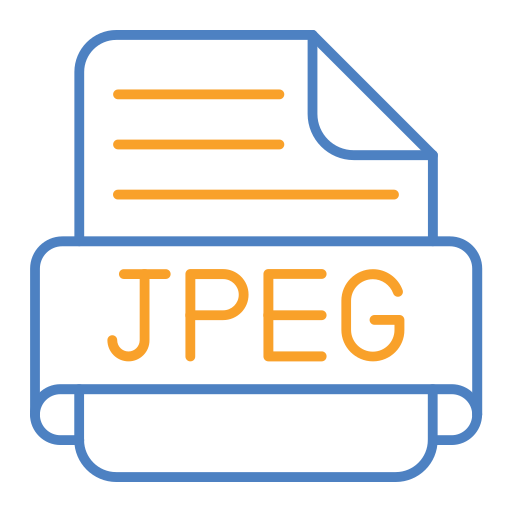 jpeg Generic Outline Color icon